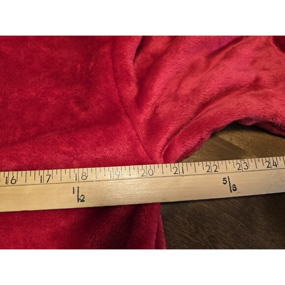 NEW Disney Winking Mickey Plush Sweatshirt Red Size Large NWT From Macys - Picture 10 of 14